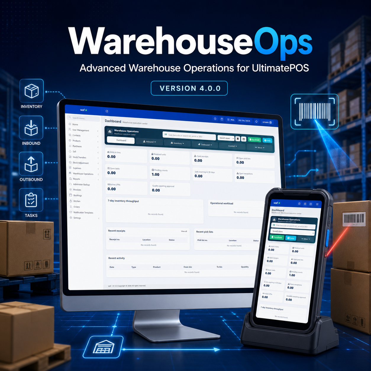 WarehouseOps Module for UltimatePOS