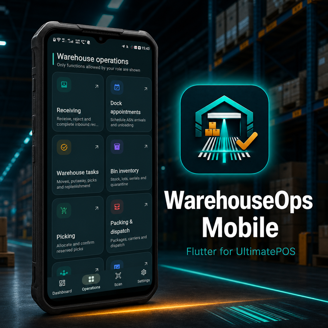 WarehouseOps Mobile App for UltimatePOS